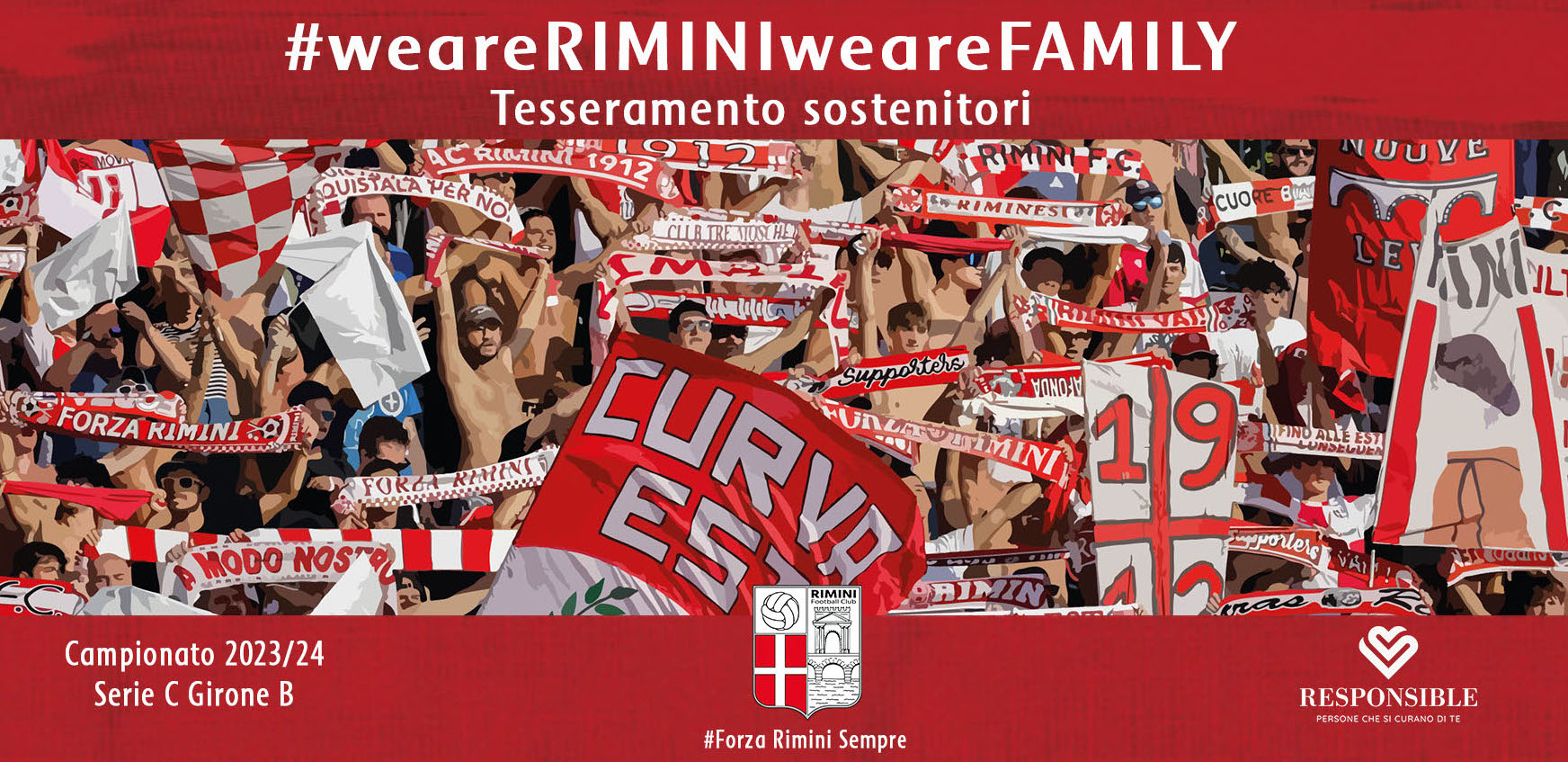 Rimini Calcio. Parte la campagna sostenitori